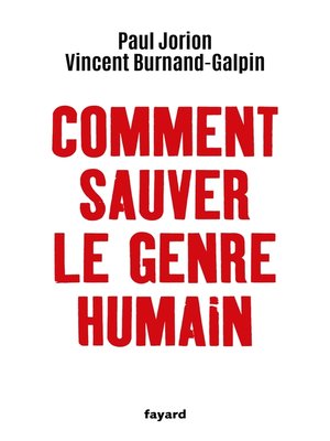 cover image of Comment sauver le genre humain